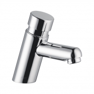 Self Closing Wash Basin Tap (Single Water Inlet) Chrome