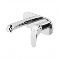 Built-in Wash Basin Mixer - Round Chrome (Smartbox Surface Mounted Group)