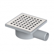 10X10 Sıde Outlet 50mm Shower Drainer