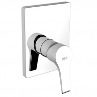 Built-in Shower Mixer - Square Chrome