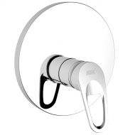 Built-in Shower Mixer - Round Chrome