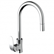 Pull-Out Kitchen Tap Chrome