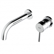 Built-in Wash Basin Mixer - Round Chrome