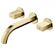 Built-in Wash Basin Mixer Gold