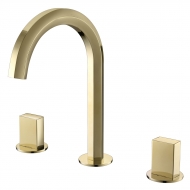 Built-in Wash Basin Mixer Gold (For 3-Hole Washbasins)