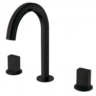 Built-in Wash Basin Mixer Black (For 3-Hole Washbasins)