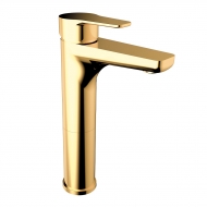 High Wash Basin Mixer Gold