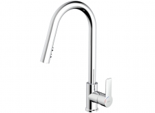 Pull-Out Kitchen Mixer Chrome