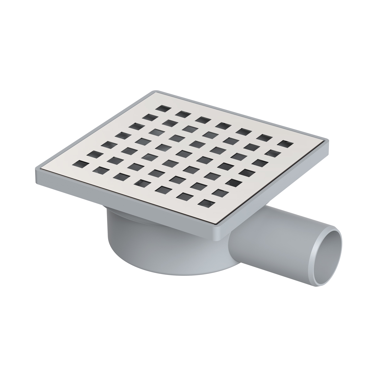 10X10 Sıde Outlet 50Mm Shower Drainer - NSK Bath& Kitchen